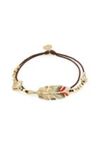 Gas Bijoux Gas Bijoux Penna Bracelet With 24kt Gold-plated Embellishment