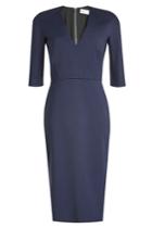 Victoria Beckham Victoria Beckham Sheath Dress With Cotton