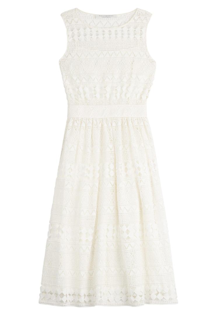 Philosophy Di Lorenzo Serafini Philosophy Di Lorenzo Serafini Crochet Lace Sheath - None