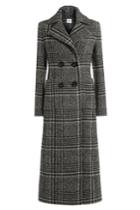Vilshenko Vilshenko Printed Virgin Wool Coat With Mohair