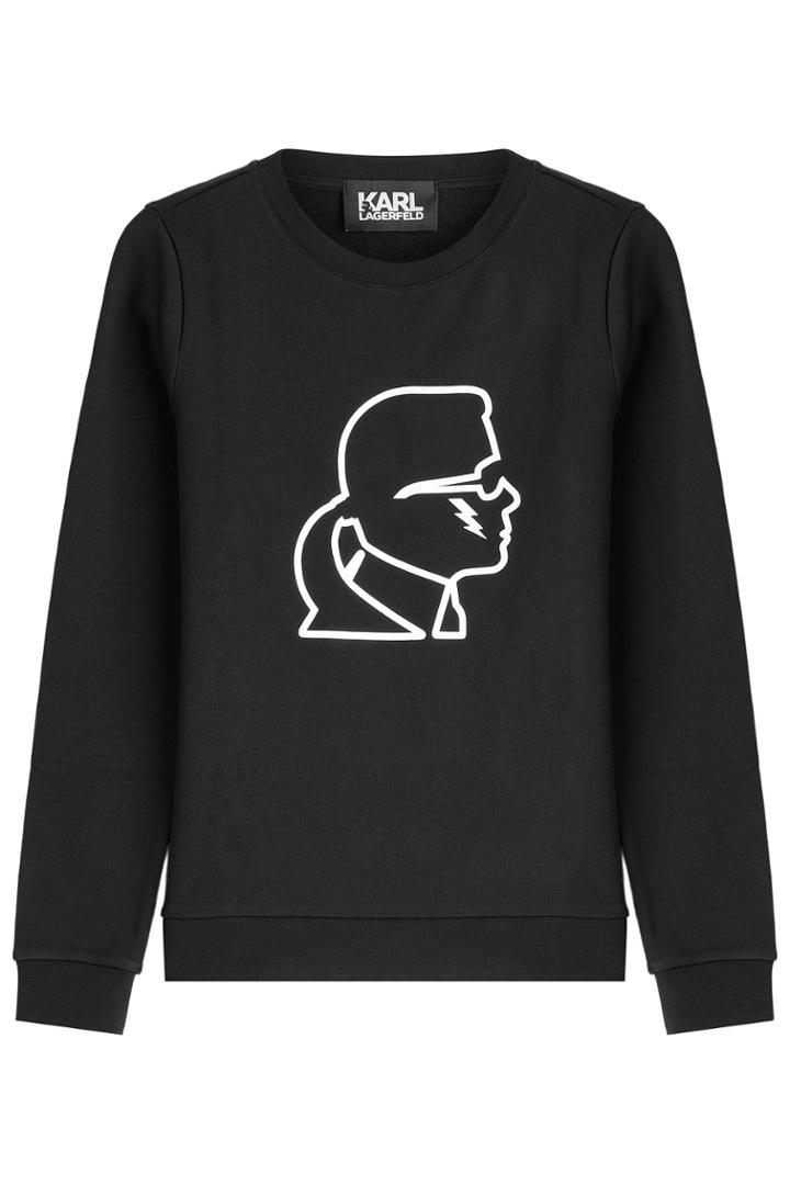 Karl Lagerfeld Karl Lagerfeld Karl Statement Sweatshirt - Black