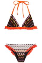 Missoni Mare Missoni Mare Triangle Ruffle Bikini - Multicolor