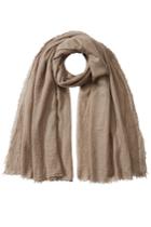 Rick Owens Rick Owens Cashmere Scarf With Silk - Brown