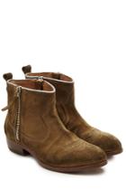 Golden Goose Golden Goose Suede Cowboy Boots - Brown