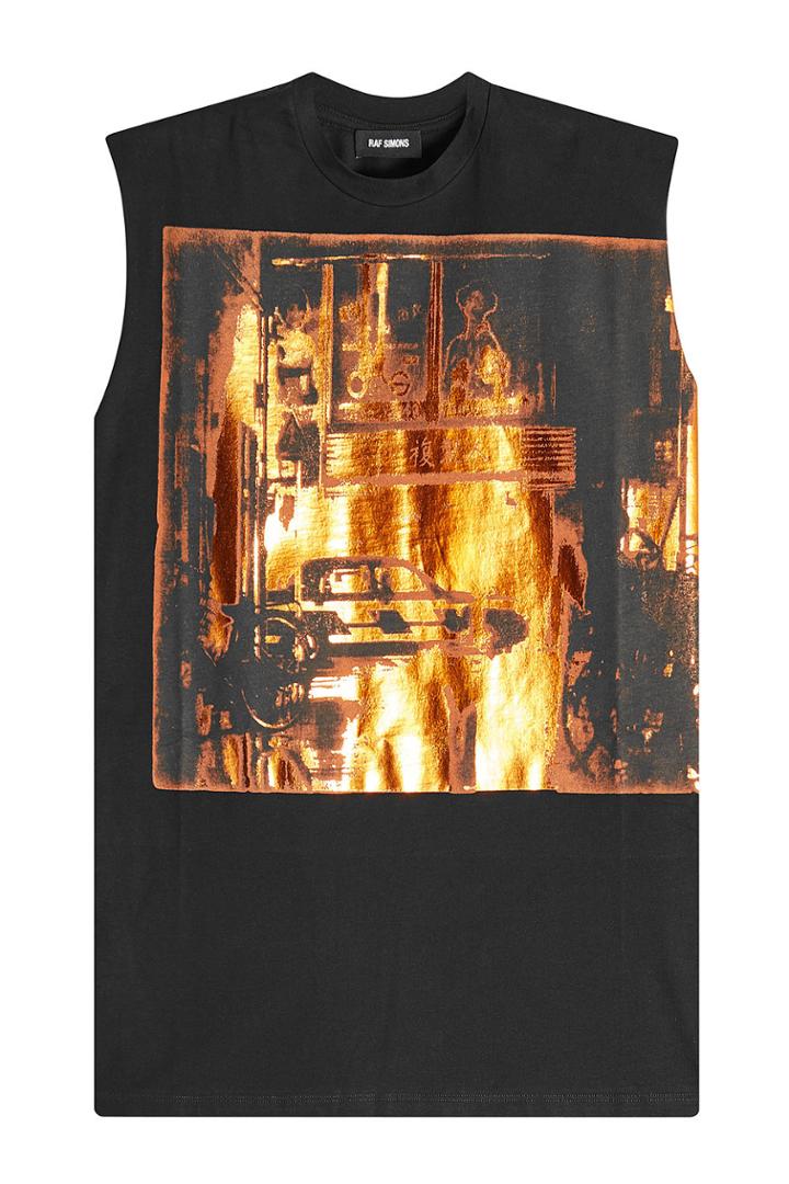 Raf Simons Raf Simons Printed Cotton Tank