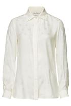 Max Mara Max Mara Silk Logo Print Blouse