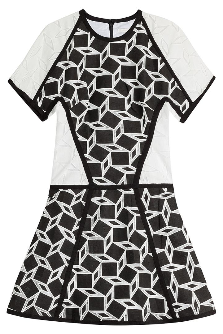 Jonathan Simkhai Jonathan Simkhai Geo Tee Dress - Black