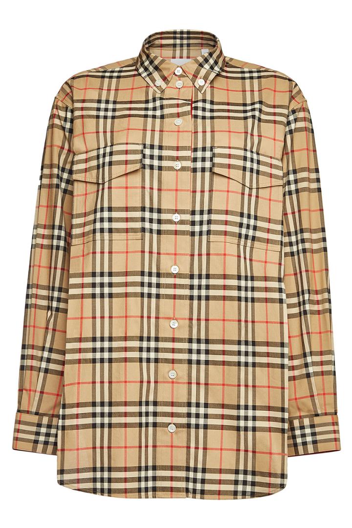 Burberry Burberry Cotton Turnstone Oversized Shirt