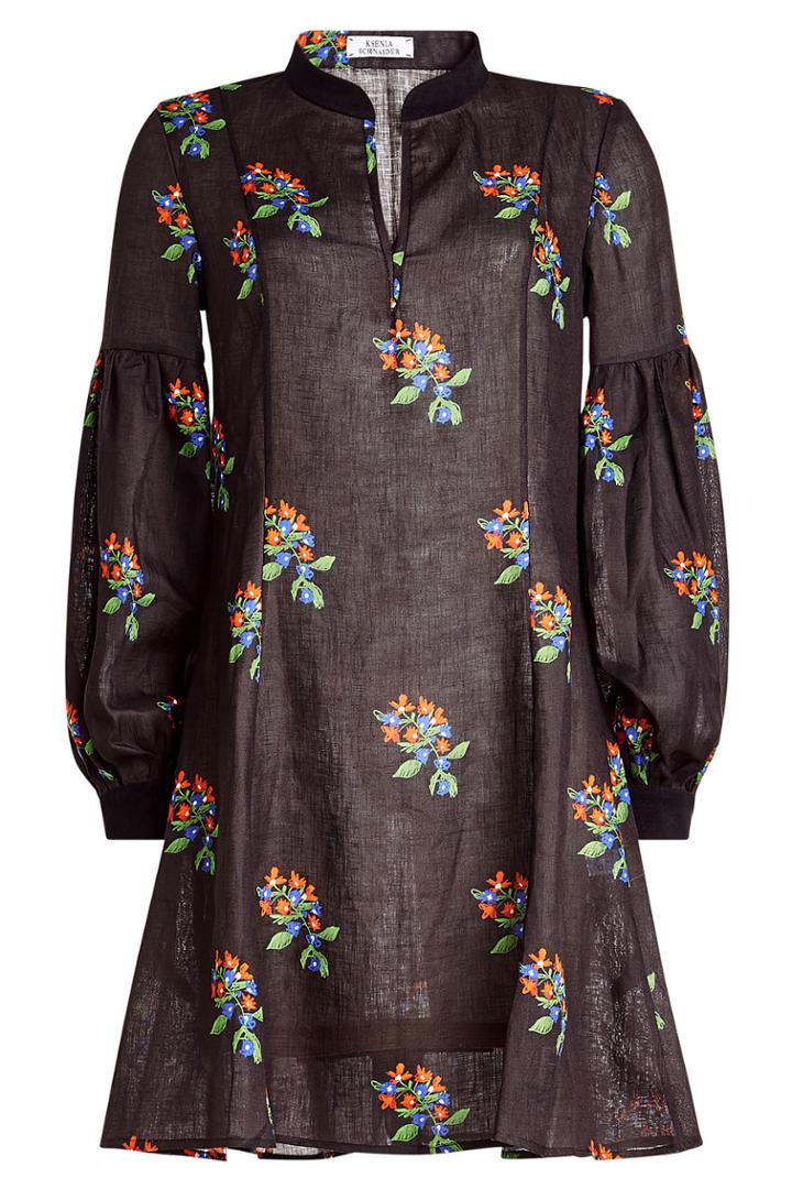 Ksenia Schnaider Ksenia Schnaider Embroidered Linen Dress