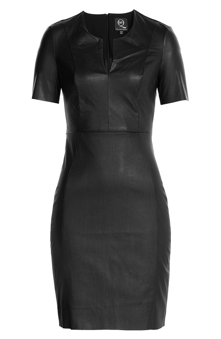 Mcq Alexander Mcqueen Faux Leather Dress