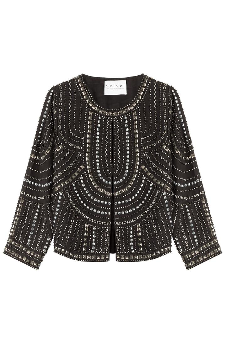 Velvet Velvet Embellished Jacket