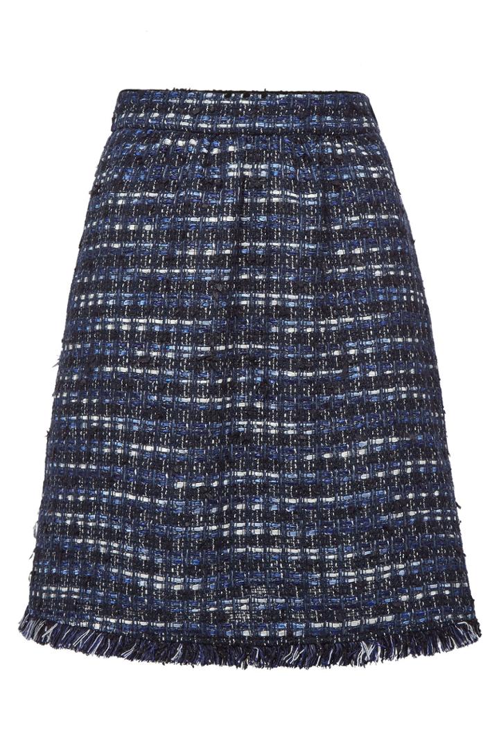 Boutique Moschino Boutique Moschino Tweed Skirt With Cotton
