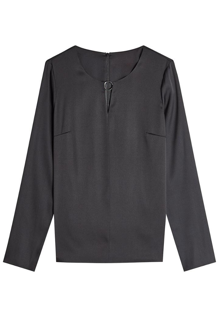 Hugo Hugo Silk Top - Black
