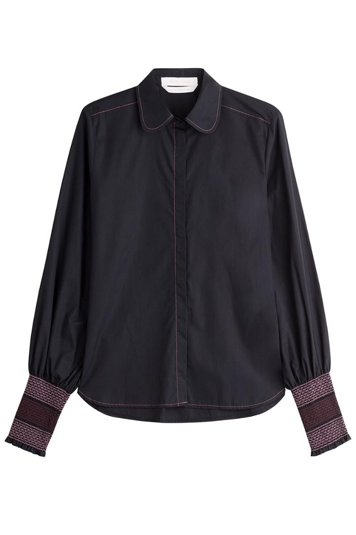 See By Chloé See By Chloé Cotton Shirt With Smocked Cuffs