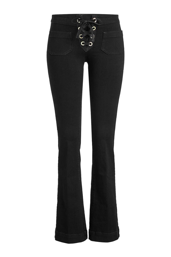 Seafarer Seafarer Flared Jeans With Lace-up Front
