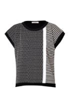 Bouchra Jarrar Mixed Knit Top