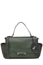 Diane Von Furstenberg Diane Von Furstenberg Leather Highline Stud Bag In Bottle Green