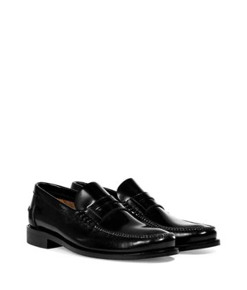 Paul Smith Shoes Black Leather Tubbs Loafers