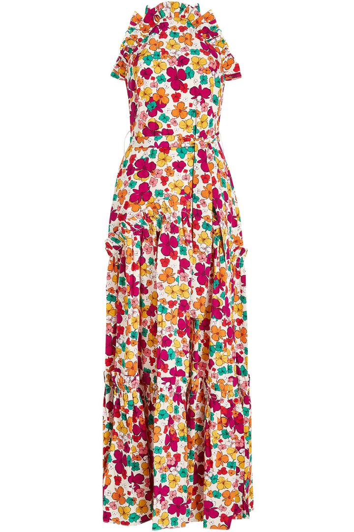 Borgo De Nor Borgo De Nor Printed Silk Dress