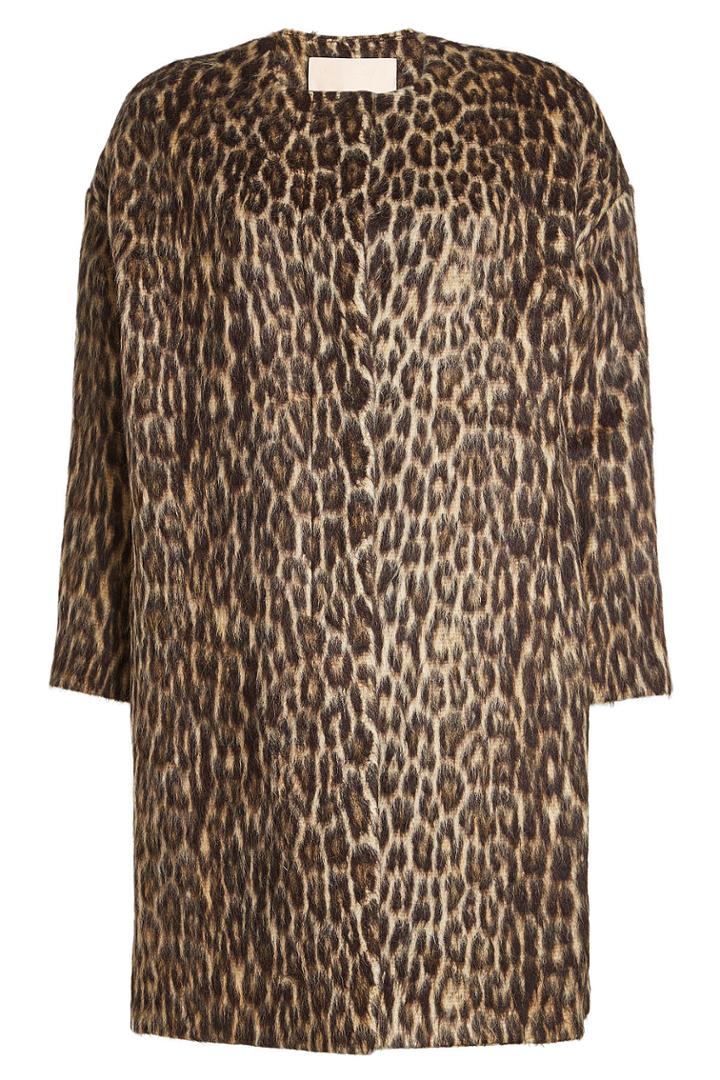 Brock Collection Brock Collection Leopard Print Coat With Wool And Alpaca