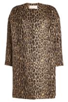 Brock Collection Brock Collection Leopard Print Coat With Wool And Alpaca