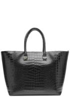 Victoria Beckham Victoria Beckham Embossed Leather Tote - Blue