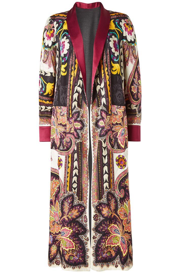 Etro Etro Reversible Coat With Silk