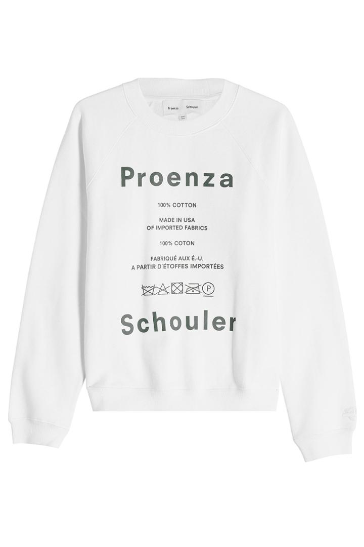 Pswl Pswl Printed Cotton Sweatshirt
