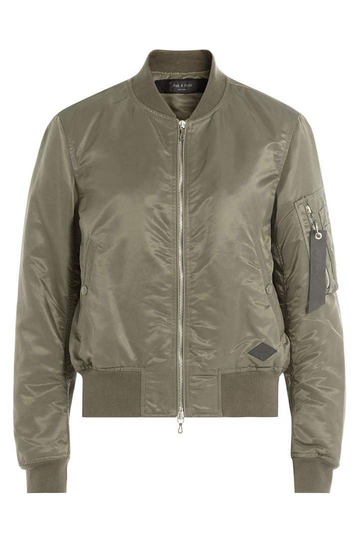 Rag & Bone Rag & Bone Bomber Jacket - Green