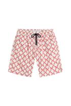 Swim With Mi Swim With Mi Long Length Swim Shorts - Red