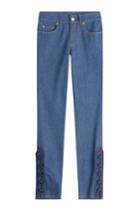 Alexander Mcqueen Alexander Mcqueen Cropped Skinny Jeans - Blue
