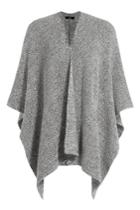 Steffen Schraut Steffen Schraut Long Island Ribbed Cotton Cape Cardigan - Grey