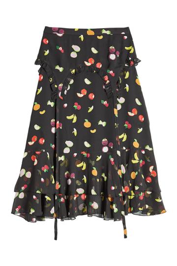 Sandy Liang Sandy Liang Printed Silk Skirt