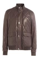 Michael Kors Collection Michael Kors Collection Leather Jacket - Brown