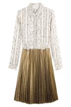 3.1 Phillip Lim 3.1 Phillip Lim Silk Dress With Pleated Skirt