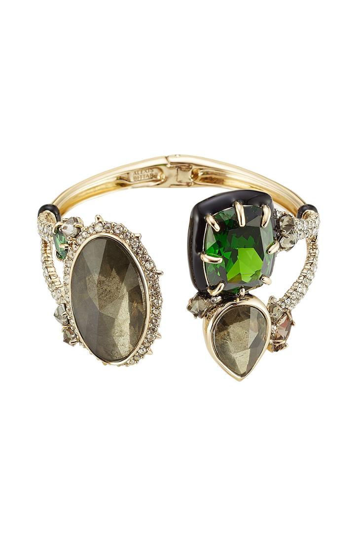 Alexis Bittar Alexis Bittar Open Front Cuff With Crystals