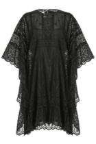 Valentino Valentino Cotton Dress With Cut-out Detail - Black