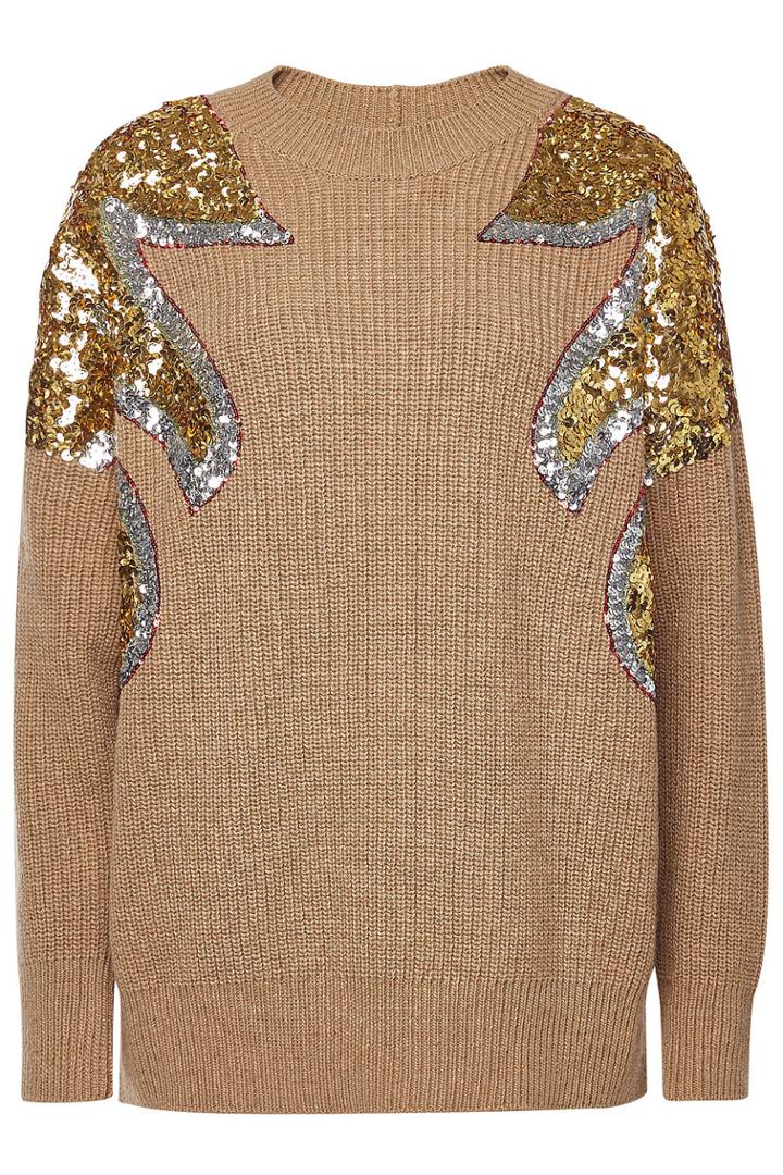 N 21 N&deg;21 Virgin Wool Pullover With Sequins