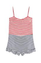 Red Valentino Striped Silk Jumpsuit