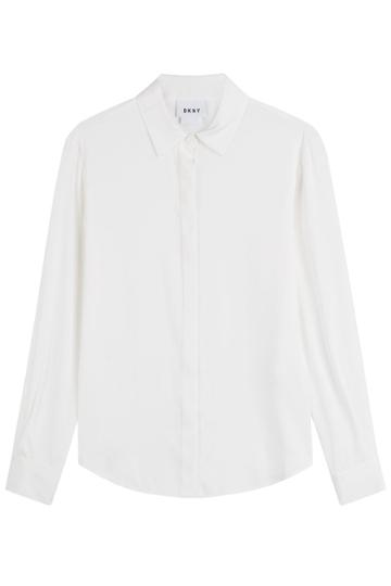 Dkny Dkny Silk Shirt - White