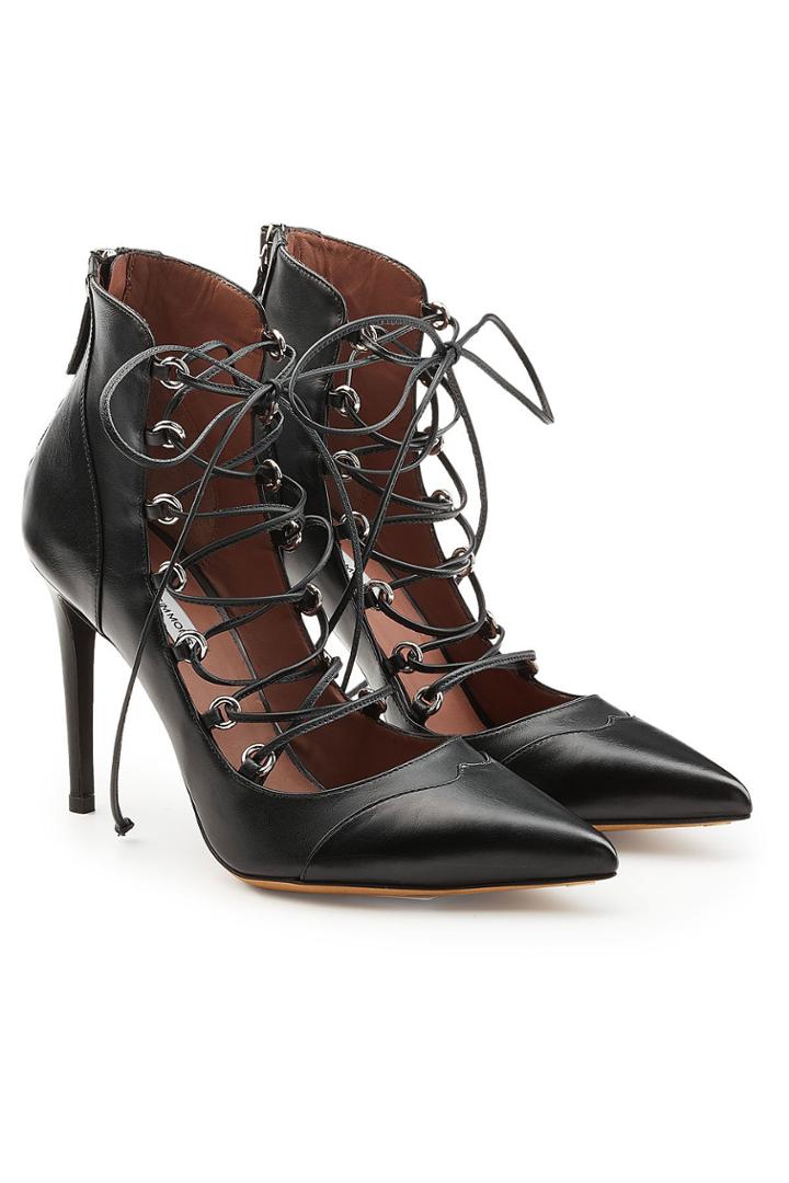 Tabitha Simmons Tabitha Simmons Leather Lace-up Pumps