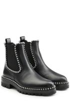Alexander Wang Alexander Wang Embellished Leather Ankle Boots