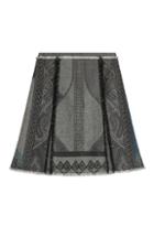 Etro Printed Skirt With Wool