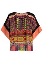Etro Etro Printed Silk Blouse With Fringes - Multicolored