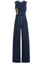 Natasha Zinko Natasha Zinko Denim Jumpsuit With Embellishment - Blue