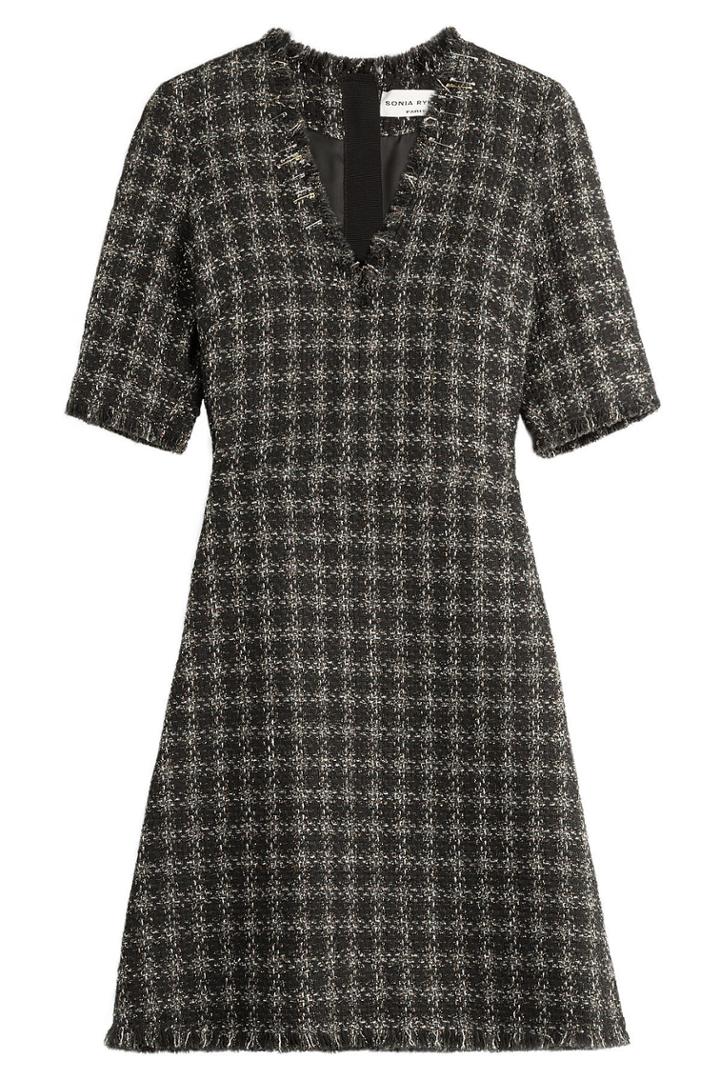 Sonia Rykiel Sonia Rykiel Tweed Dress With Wool