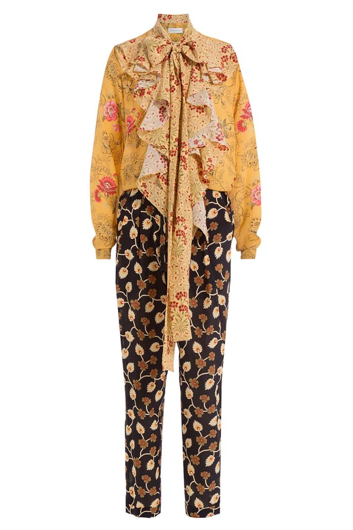 Faith Connexion Faith Connexion Printed Silk Jumpsuit - Florals