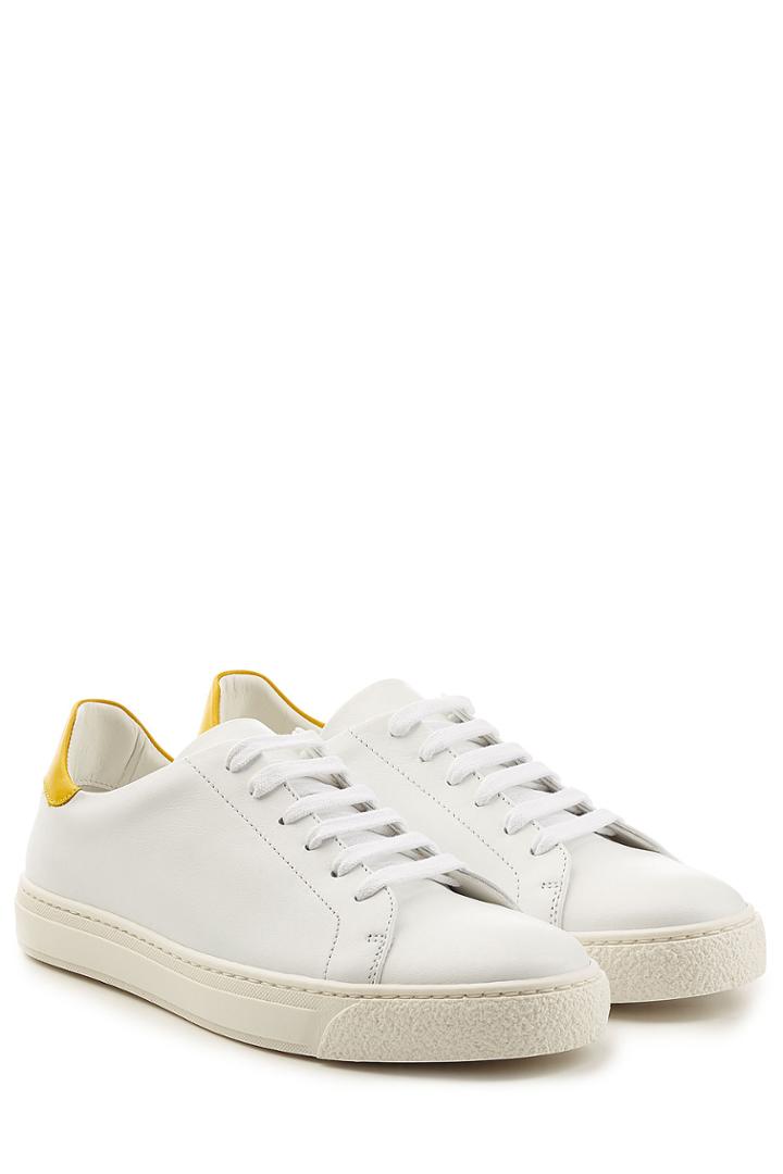 Anya Hindmarch Anya Hindmarch Wink Leather Sneakers - White