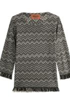 Missoni Missoni Fringed Pullover With Wool - Black