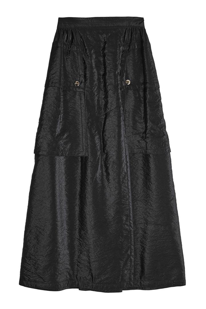 Nina Ricci Nina Ricci Taffeta Midi Skirt